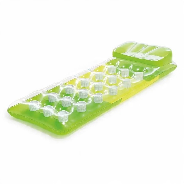 MATERAC DO PŁYWANIA Z PODUSZKĄ INTEX 58890 188 x 71 CM