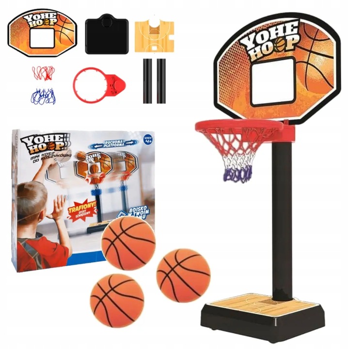 Zestaw do Koszykówki Mini Koszykówka Kosz 75cm