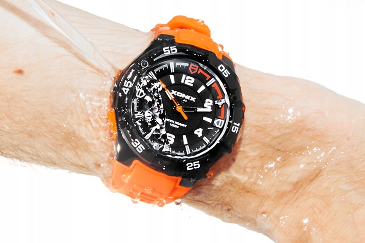 Zegarek XONIX WR100m Chłopięcy Młodzieżowy LATARKA