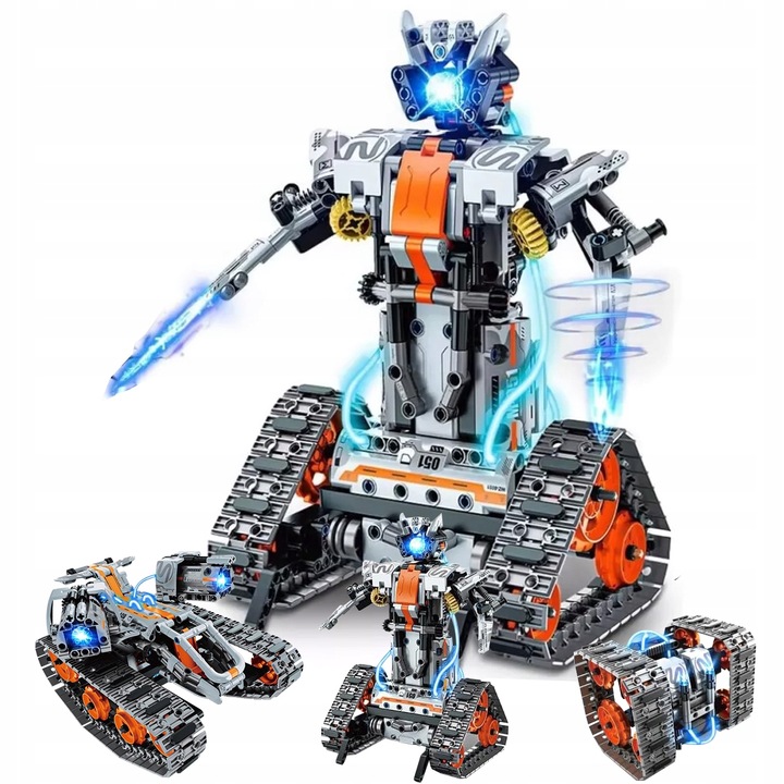 TECHNOLOGIA ROBOT APP PILOT ZDALNEGO STEROWANIA PROGRAMOWALNY ZABAWKA 4W1