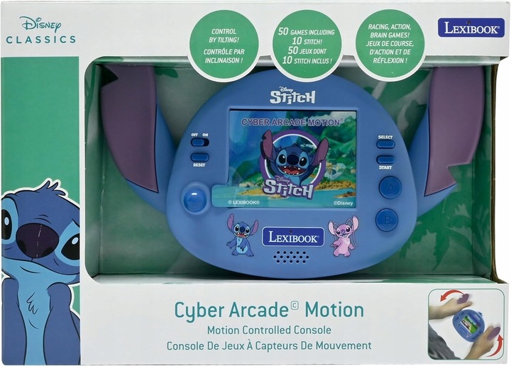 Disney Stitch konsola ze sterowaniem gestami LCD 2,8'' 50 gier
