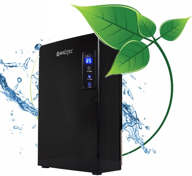 Osuszacz Powietrza Mocny 90W Pochłaniacz Wilgoci Cichy Wydajny Zbiornik 2,2