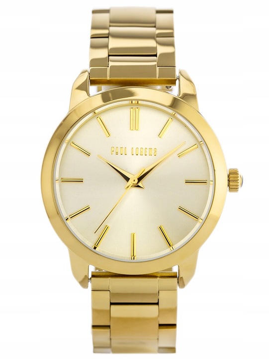 ZEGAREK DAMSKI PAUL LORENS ALICIA stalowy złoty +BOX GRAWER