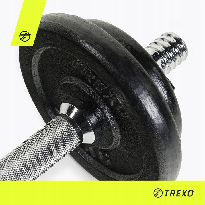 HANTLE ŻELIWNE REGULOWANE 2 x 10KG ZESTAW GRYFY