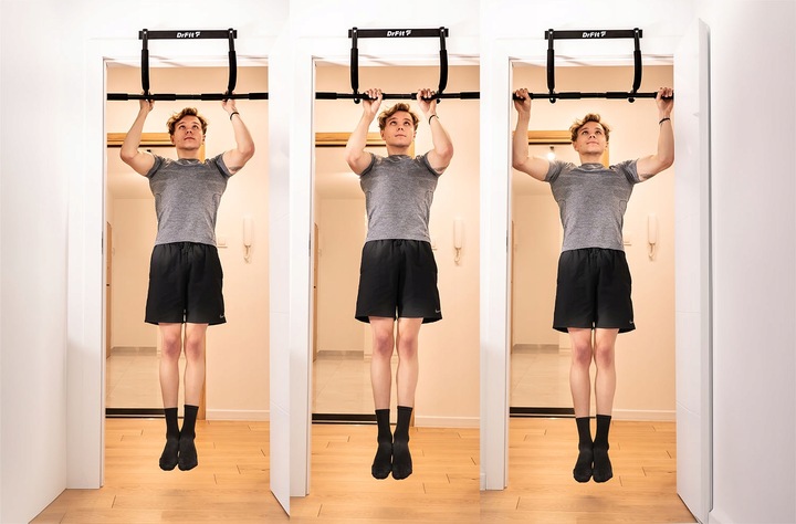 Drążek do Ćwiczeń Wielofunkcyjny do Podciągania Pompek Dipów Wytrzymały