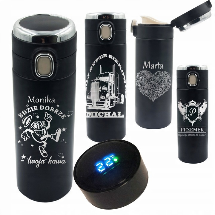 Prezent KUBEK TERMICZNY TERMOS na urodziny 18 40 50 60 TATY dzień chłopaka