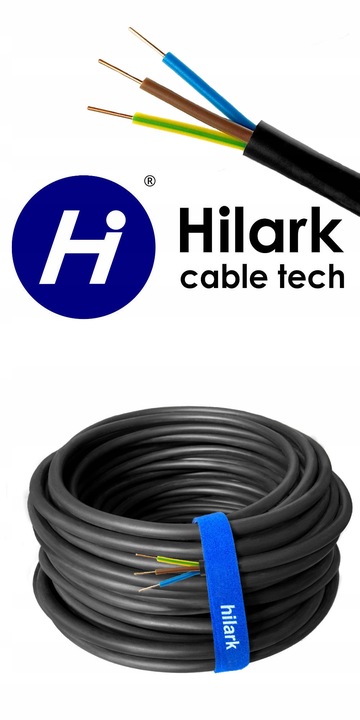 Kabel YKY 3x1,5mm² 0,6/1kV ziemny przewód 50m