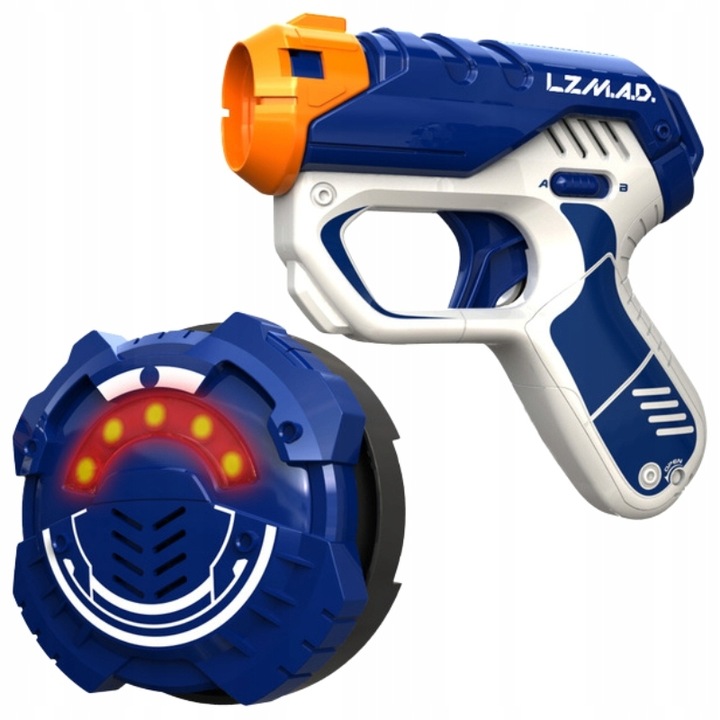 PISTOLET GLOCK CEL LASEROWY PAINTBALL PODCZERWIEŃ LASER TAG LAZER M.A.D.