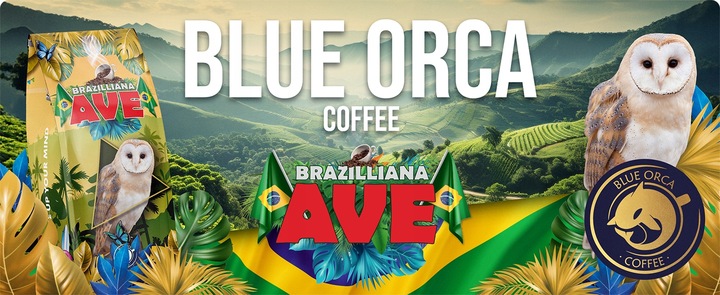 Kawa ziarnista 1kg x2 -Świeżo Palona z Palarni kawy Blue Orca + GRATIS