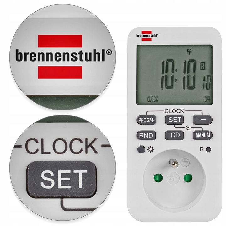 Programator Czasowy z Wyświetlaczem 10 trybów Podświetlenie Pamięć Danych