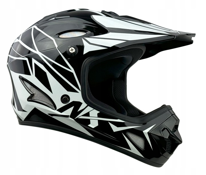 ZESTAW NX KASK + GOGLE DOWNHILL NX EXTREME r.XS |KASK ROWEROWY |900g LEKKI