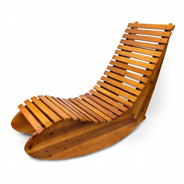 LEŻAK BUJANY OGRODOWY DREWNIANY BUJANY LEŻANKA OGRODOWA do STREFY SPA FOTEL
