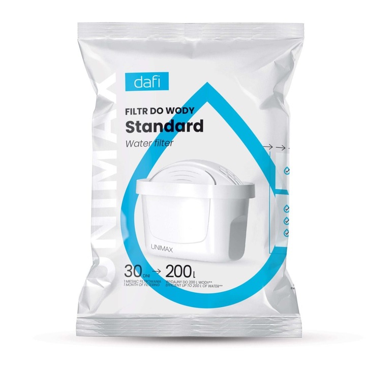 Dzbanek filtrujący Dafi ASTRA 3L na wodę + 3x filtr Dafi Unimax