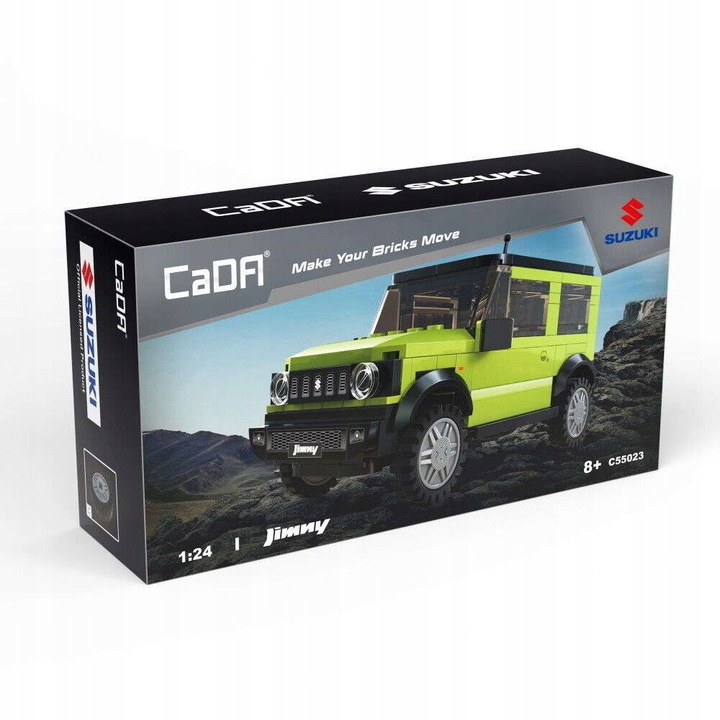 CADA KLOCKI KONSTRUKCYJNE AUTO MODEL SUZUKI JIMNY 1:24 SAMOCHÓD 192 EL.