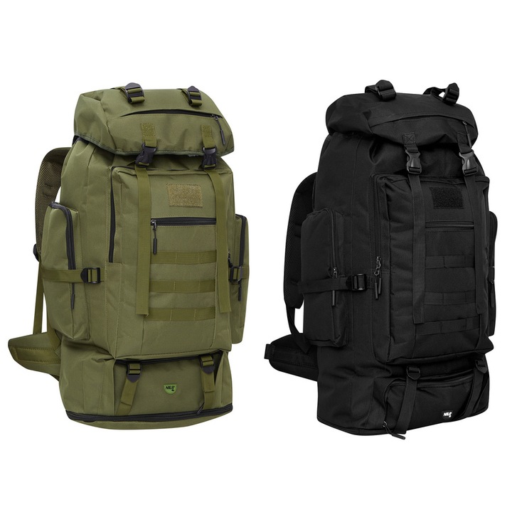 Plecak Wojskowy Taktyczny Turystyczny Sportowy Pojemny Zielony Duży 100 L