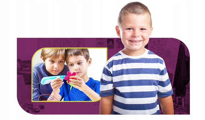 DŁUGOPIS MAGICZNY PEN DRUKARKA 3D ZESTAW 209 METRÓW WKŁADU KOLORY