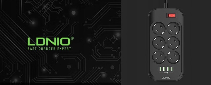 LISTWA ZASILAJĄCA PRZEDŁUŻACZ USB ANTYPRZEPIĘCIOWA