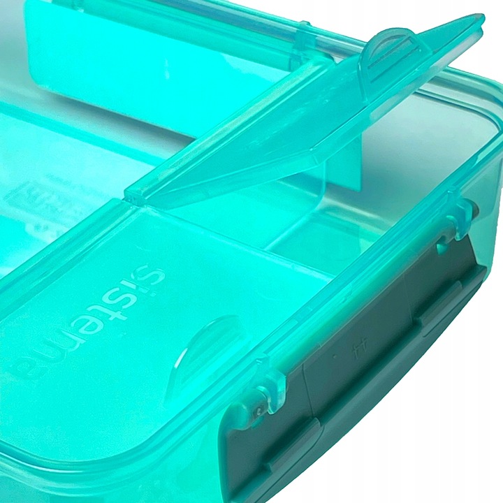 ŚNIADANIÓWKA POJEMNIK lunchbox z Przegródkami snack duo 975ml to-go Sistema