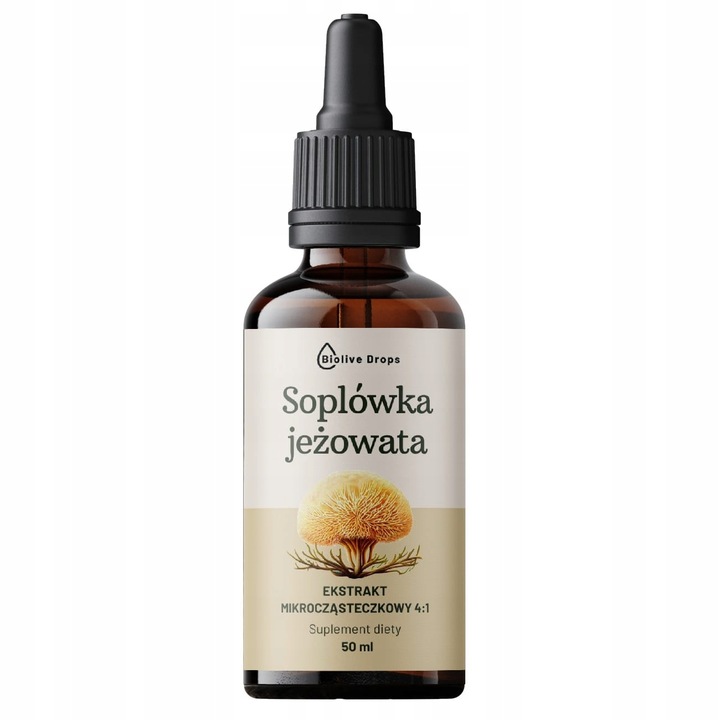 SOPLÓWKA JEŻOWATA ASHWAGNDHA LUKRECJA EKSTRAKT ADAPTOGENY 3 x 50ML Krople
