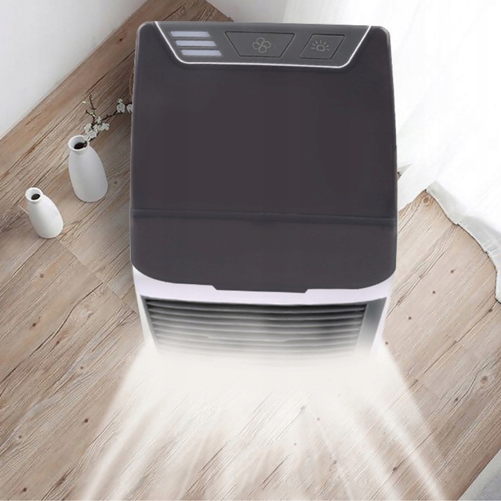 PRZENOŚNY MAŁY KLIMATYZER USB NA WODĘ i LÓD 3W1 KLIMATOR DO DOMU WENTYLATOR