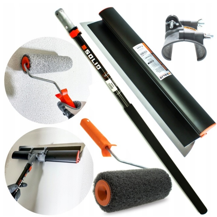 SZAPCHLA NÓŻ LIZAK DO GŁADZI 65cm KIJ TELESKOPOWY ADAPTER WAŁEK ARPON