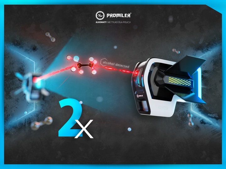 Alkomat PROMILER iSober 30 Kalibracja w dniu wysyłki + KAMIZELKA