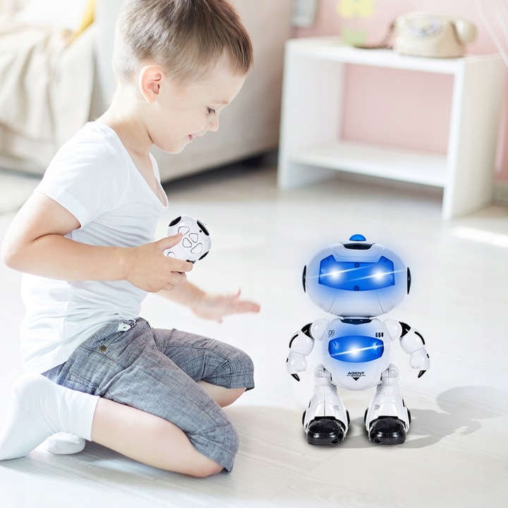 ROBOT NA PILOTA Zdalnie Sterowany AGENT WOWEE WILO RC NA BATERIE DLA DZIECI