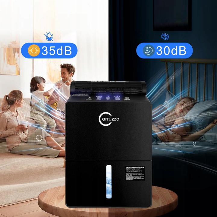 Osuszacz powietrza DUŻY ULTRA MOCNY DWUSTOPNIOWY pochłaniacz wilgoci 2500ml