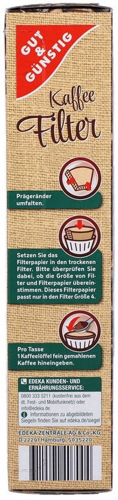 5 x FILTRY do kawy 4 papierowe do ekspresów 100 sztuk