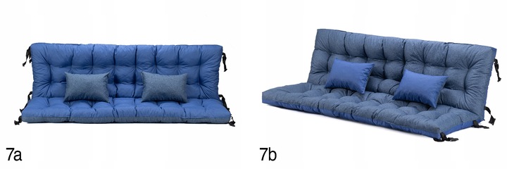 Poduszka na ławkę/huśtawkę ogrodowa wymiar 170x50x70 Wysoka Jakość