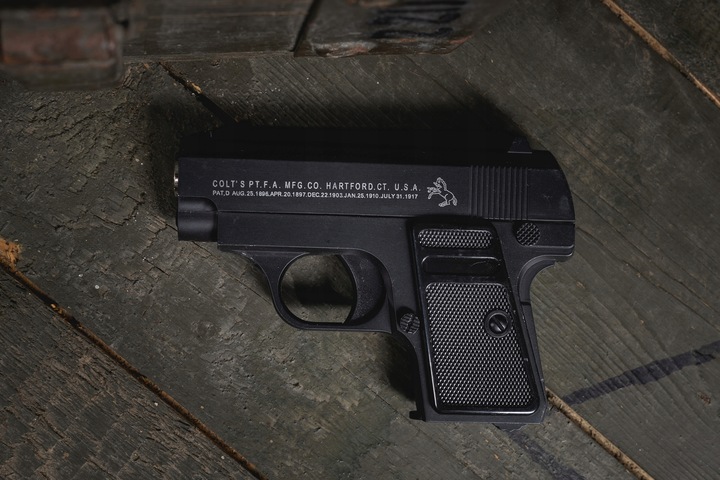 Pistolet metalowy na kulki 6mm COLT ASG imitacja broni replika MPK-C11