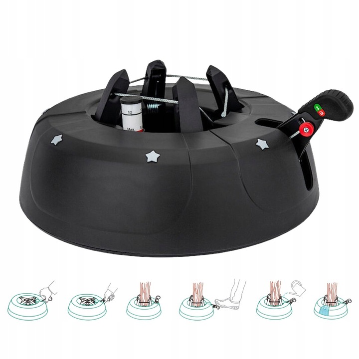 STOJAK POD CHOINKĘ CHOINKOWY SAMOZACISKOWY DUŻY DO ŻYWEJ CHOINKI DO 3 M