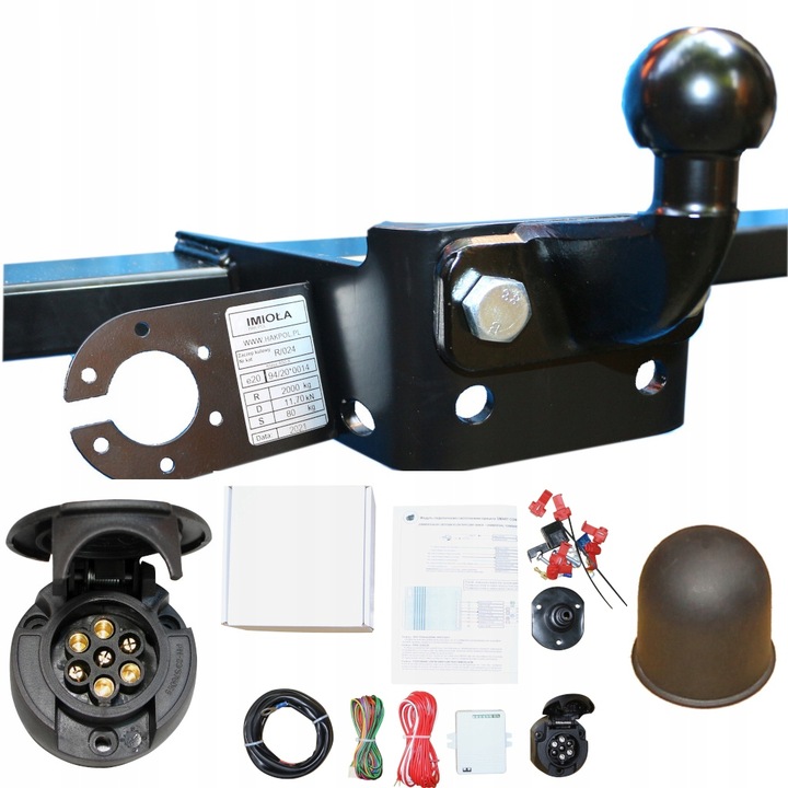 HAK HOLOWNICZY RENAULT TRAFIC 3 III + MODUŁ 7PIN 2014 - 2024 2100kg