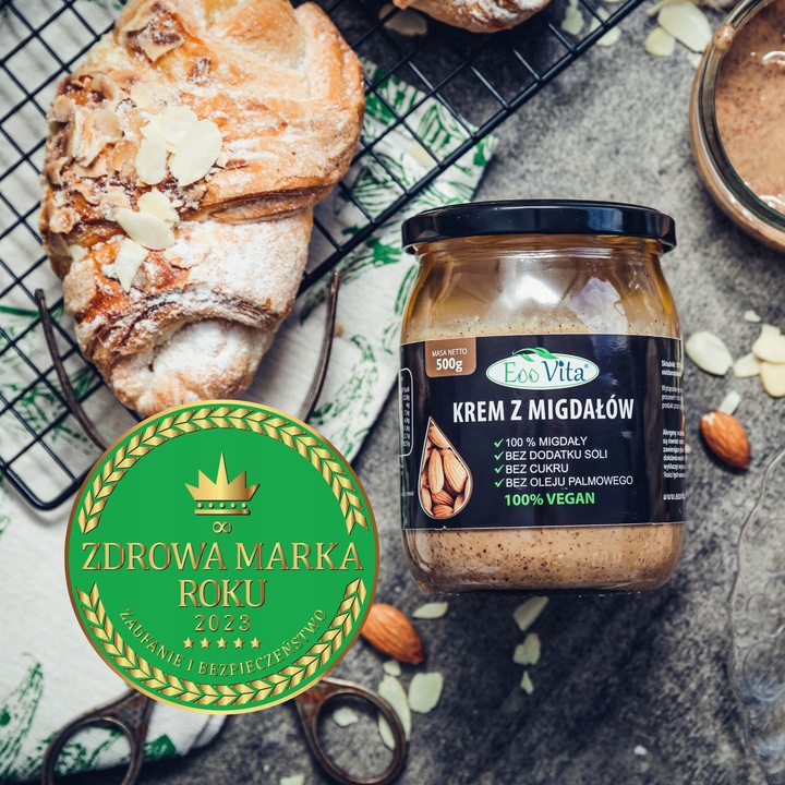 Pasta masło z migdałów migdałowe 500g