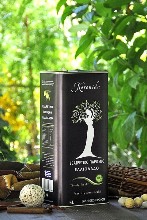 Oliwa z oliwek niefiltrowana Koronida max 0.3% 5 l
