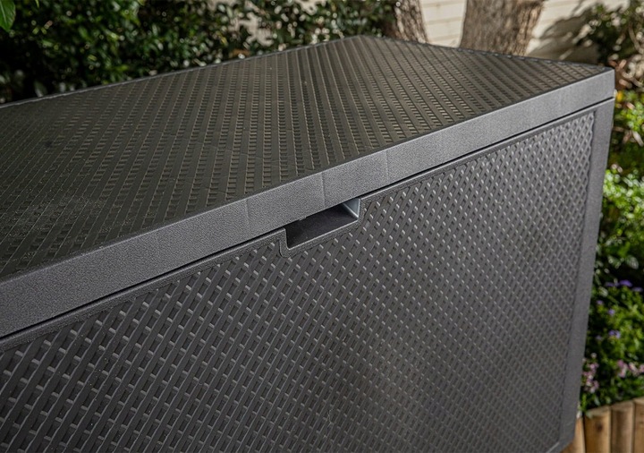 SKRZYNIA OGRODOWA NA TARAS KETER GRAFITOWA 277 l