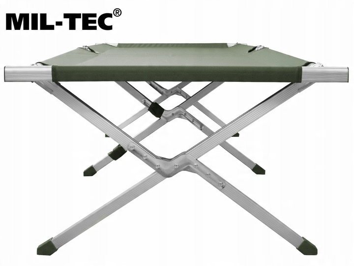 Łóżko turystyczne MIL-TEC KANADYJKA 210X70X42 cm na obóz do 120kg Oliwkowe