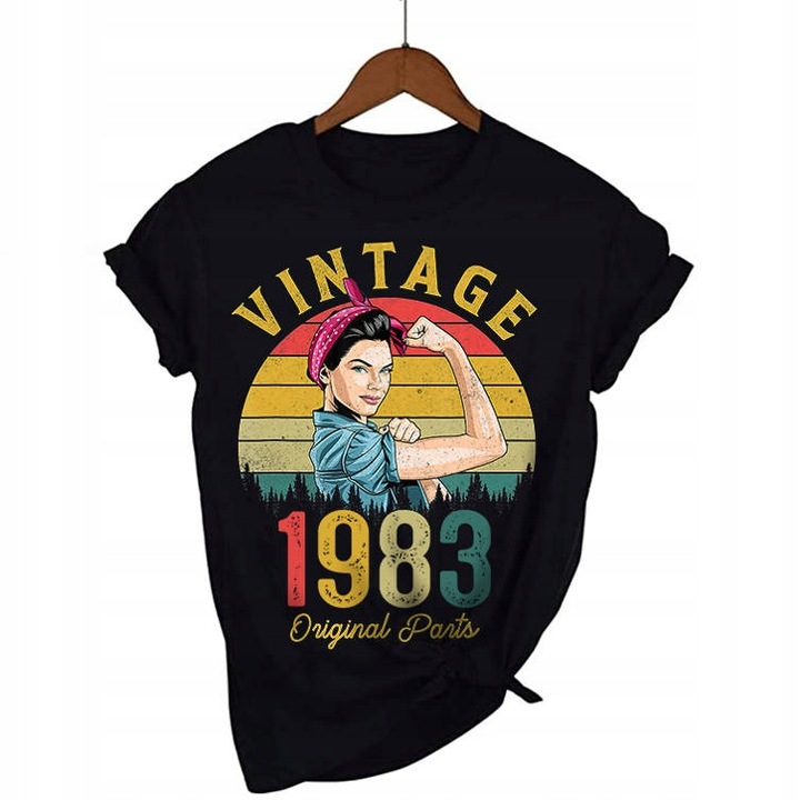 KOSZULKA DAMSKA NA URODZINY 40 LAT 1983 PREZENT XS