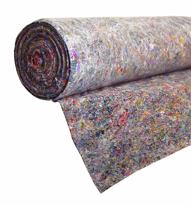 MATA MALARSKA Ochronna FILCOWA Z FOLIĄ 1 x 25 mb FILC Budowlany Folia ROLKA