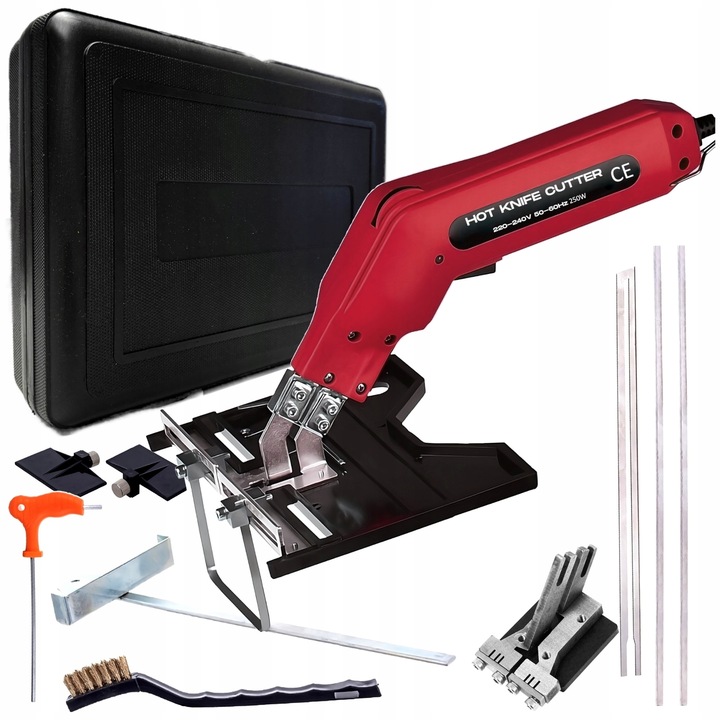 Nóż Termiczny do Styropianu 250W 600°C Żłobiarka Wycinarka + 3 OSTRZA