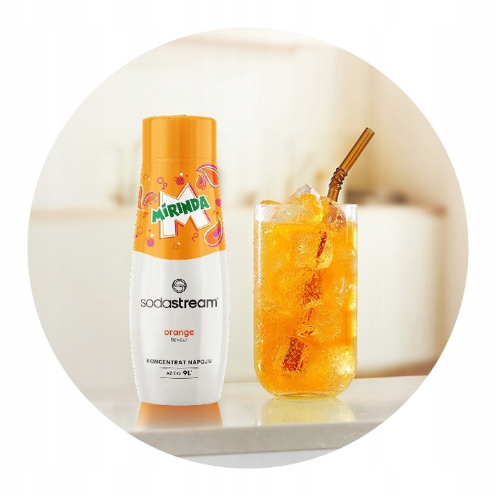 Zestaw Syrop koncentrat do wody SodaStream MIRINDA 3x440ml + Torba GRATIS