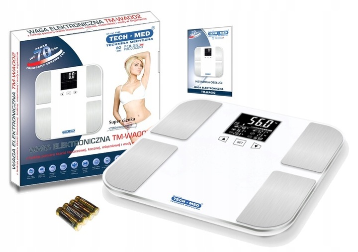 WAGA ANALITYCZNA ŁAZIENKOWA TECH-MED TM-WA002 BMI