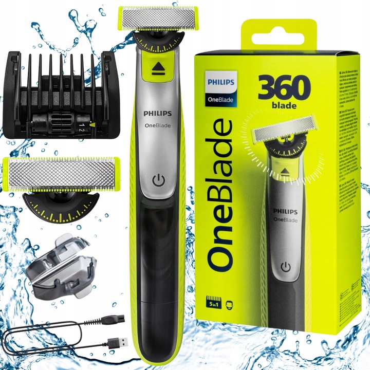 Golarka Philips OneBlade 360 Face PREMIUM SERIES QP