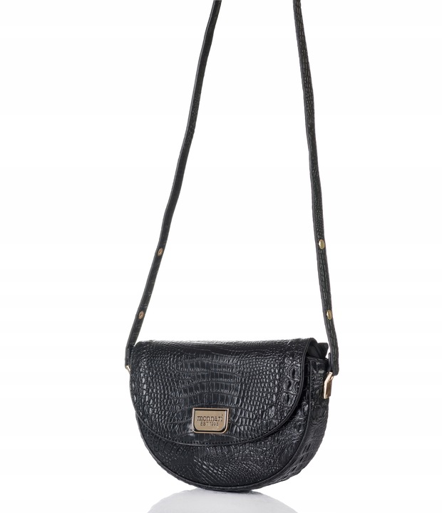 TOREBKA DAMSKA LISTONOSZKA MONNARI WIZYTOWA CROCO ELEGANCKA