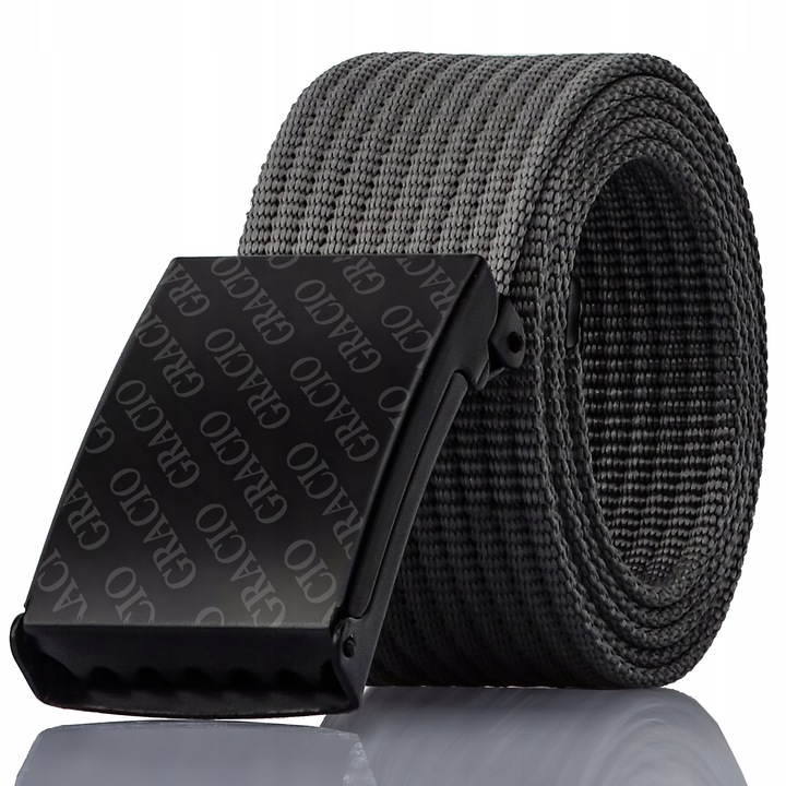 PARCIANY PASEK MĘSKI DO SPODNI Klamra GRACIO 145cm