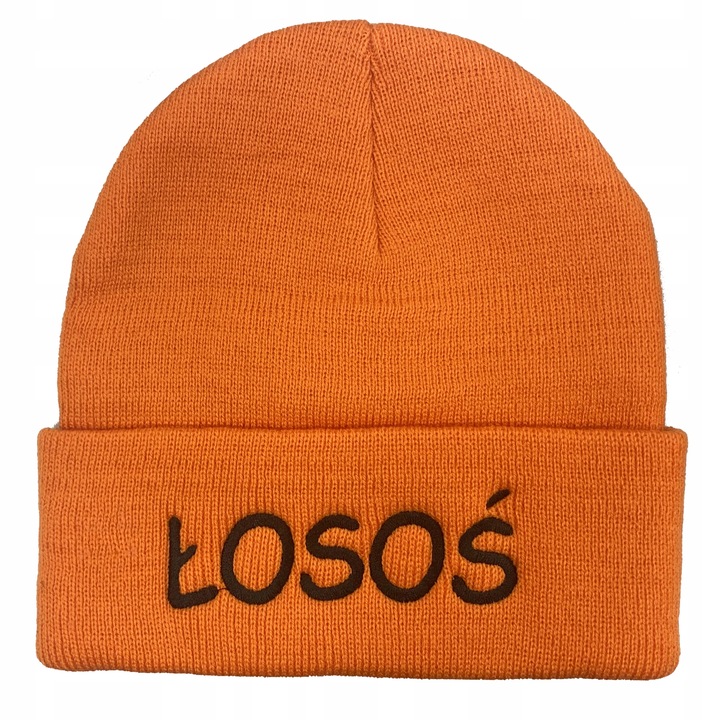 Czapka zimowa beanie z własnym haftem napisem personalizacja 26 kolorów