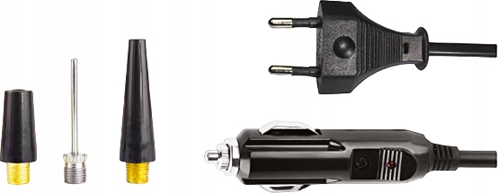 KOMPRESOR SAMOCHODOWY 12V + 230V SPRĘŻARKA DO KÓŁ