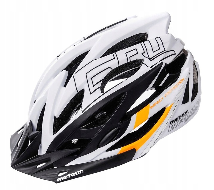 Kask rowerowy regulowany METEOR GRUVER r.L 58-61 cm