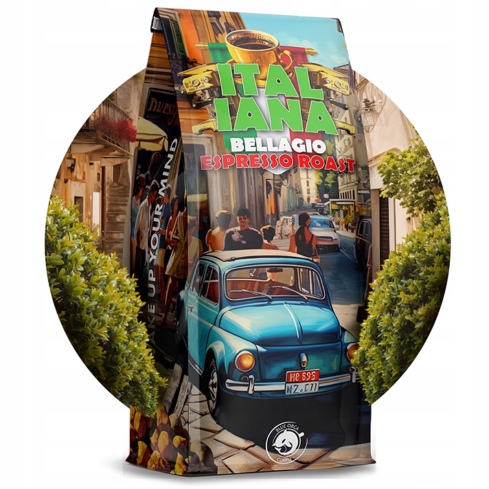 Kawa ziarnista 1kg x2 Świeżo Palona z PALARNI KAWY BLUE ORCA + GRATIS