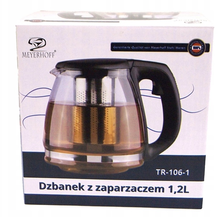 Dzbanek z zaparzaczem do herbaty zaparzacz 1,2L